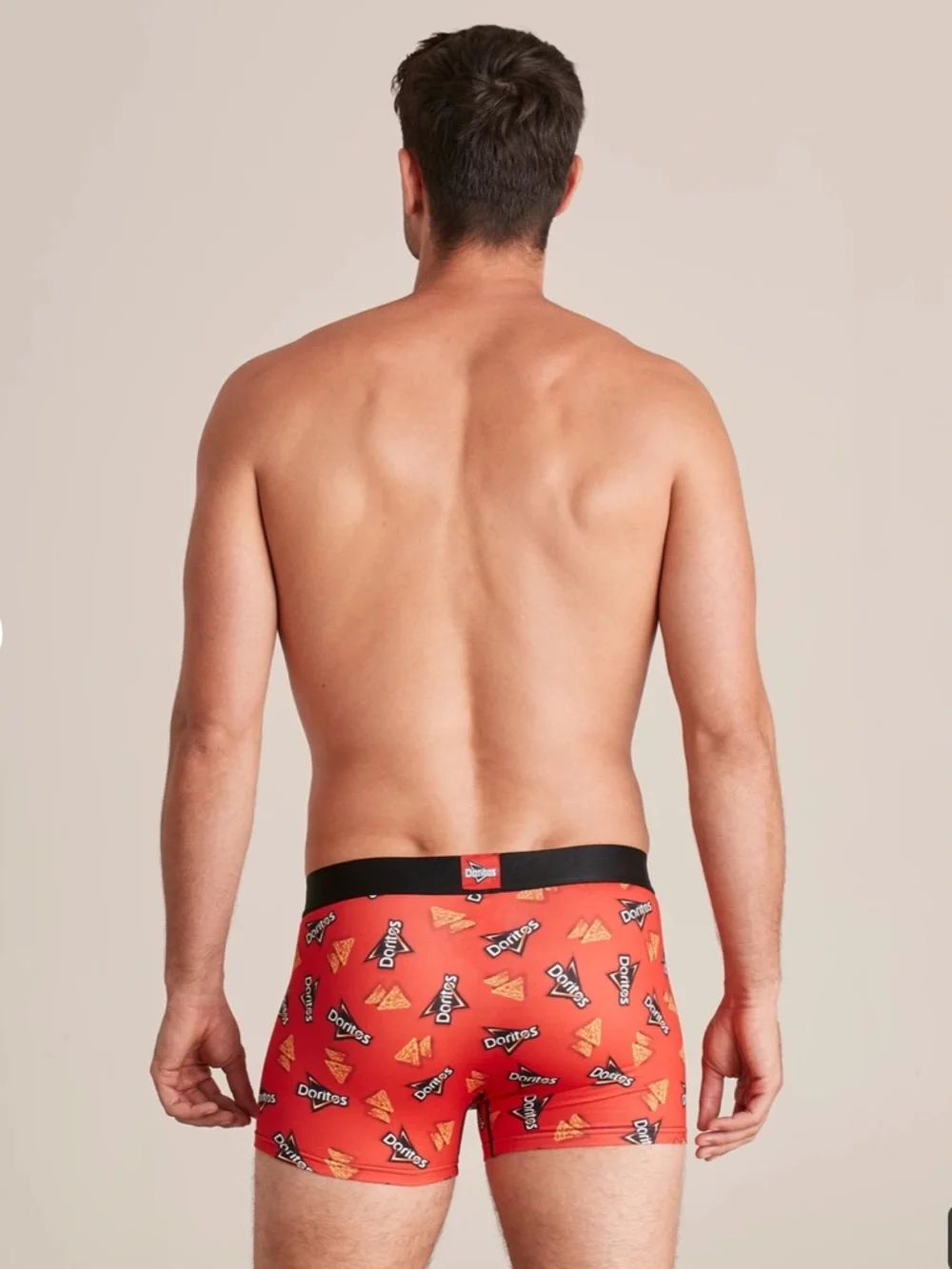 PEPSI CO SWAG DORITOS Men’s Brief Shorts M Medium Red Black $20 NWOT